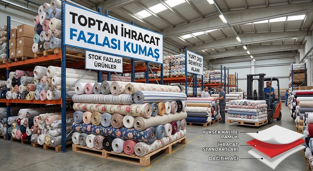 Ankara Toptan İhracat Fazlası Kumaş